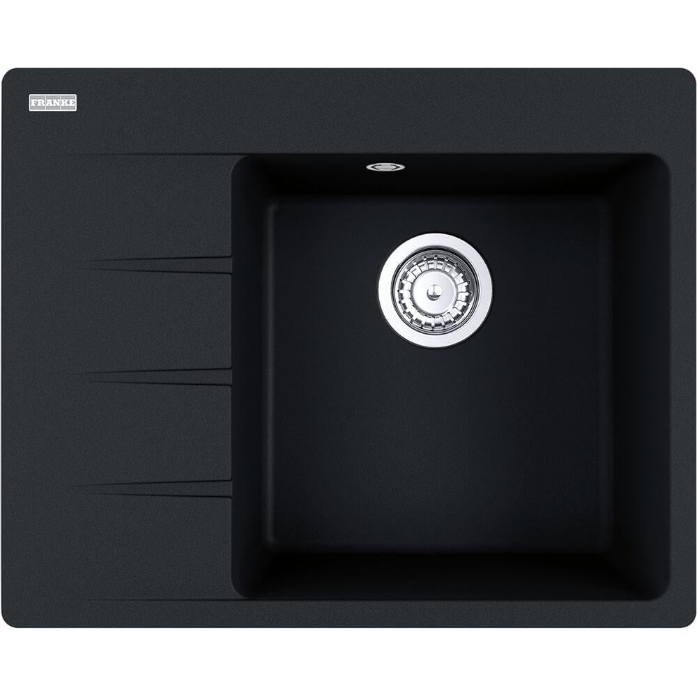 Мойка кухонная Franke гранит 114.0630.455 620x500 мм прямоугольная Черный (224338)
