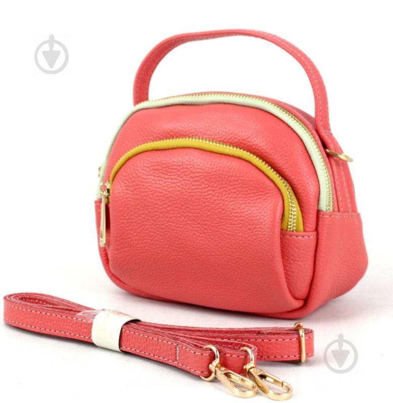 Сумка женская кожаная Borsacomoda Коралловый (818.031)