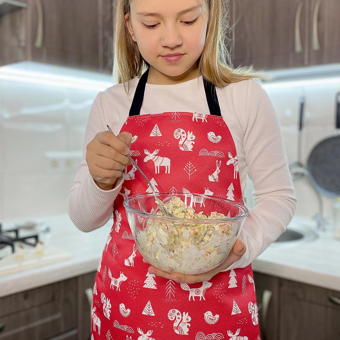 Фартук детский Сolorful Праздничный 42х60 см (FRTCD_22NG007) - фото 4