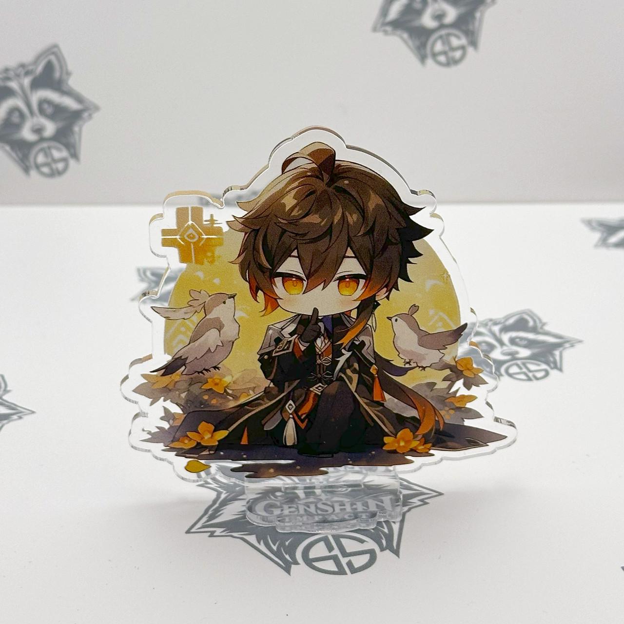 Фигурка коллекционная акриловая Genshin Impact Chibi Чжун Ли 1 10 см (2110036440)