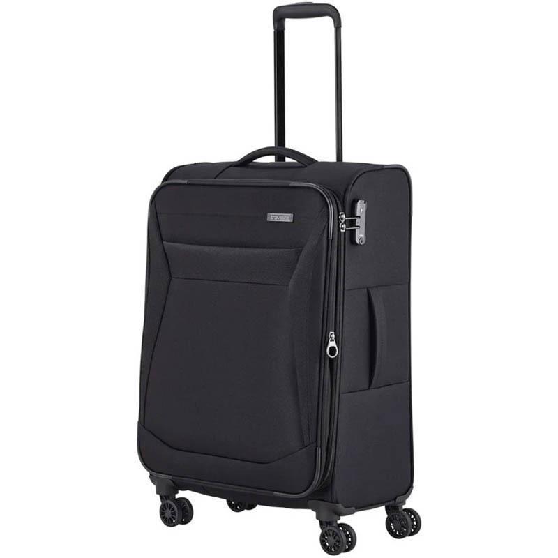 Чемодан на 4 колесах Travelite Chios M 60/66 л Black (TL080048-01) - фото 1