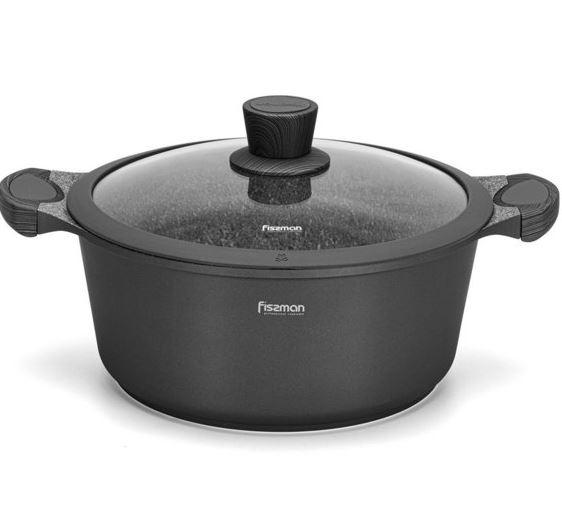 Кастрюля Fissman Prestige FS5049 6,2 л Черный (14389947)