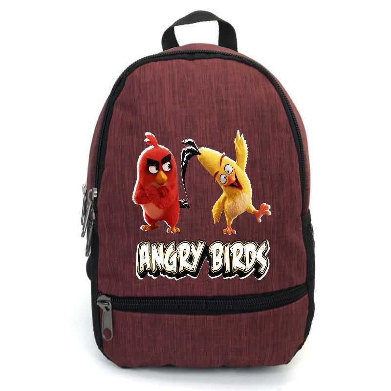 Школьный рюкзак подростковый Cappuccino Toys с принтом Angry Birds ANG-004 12,5 л Красный (2133990373)