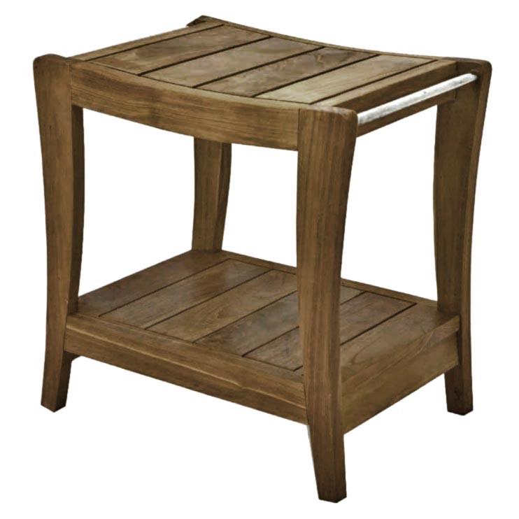 Табурет для ванной из дерева Жулирен Корица (ТВН-015233)