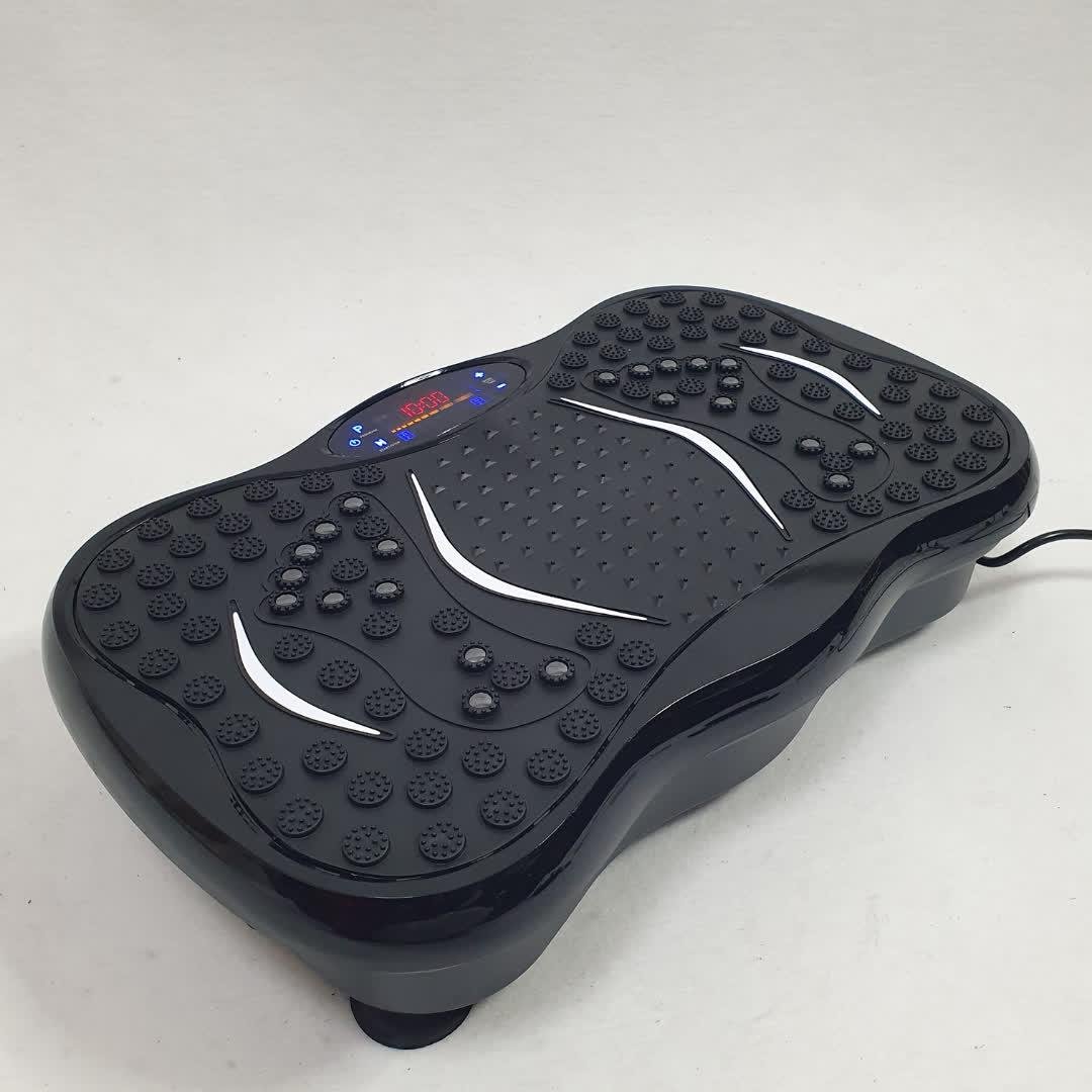 Виброплатформа тренировочная с пультом петлями и эспандерами для снижения веса (TSVP-1-Black) - фото 1