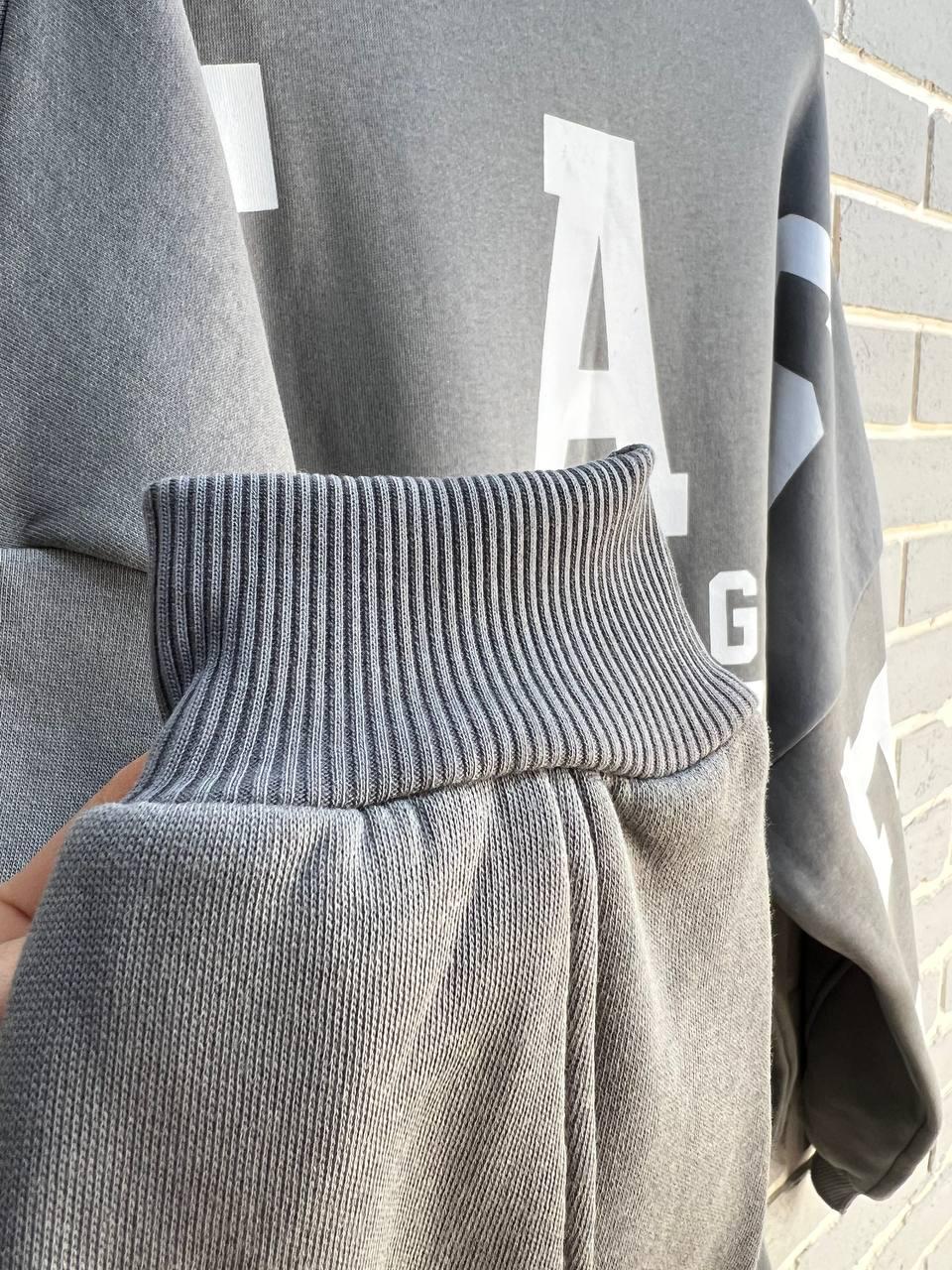 Світшот жіночий DAVRAS 6000 PLEASED подовжений утеплений на флісі OS Сірий (1247) - фото 9 Світшот жіночий DAVRAS 6000 PLEASED подовжений утеплений на флісі OS Сірий (1247) - фото 9