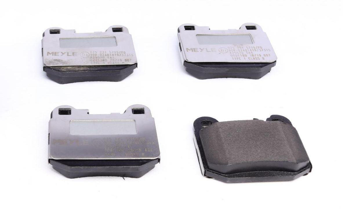 Колодки гальмівні задні MB M-class W163 2.3-5.4 98-05-025 231 5715/PD MEYLE