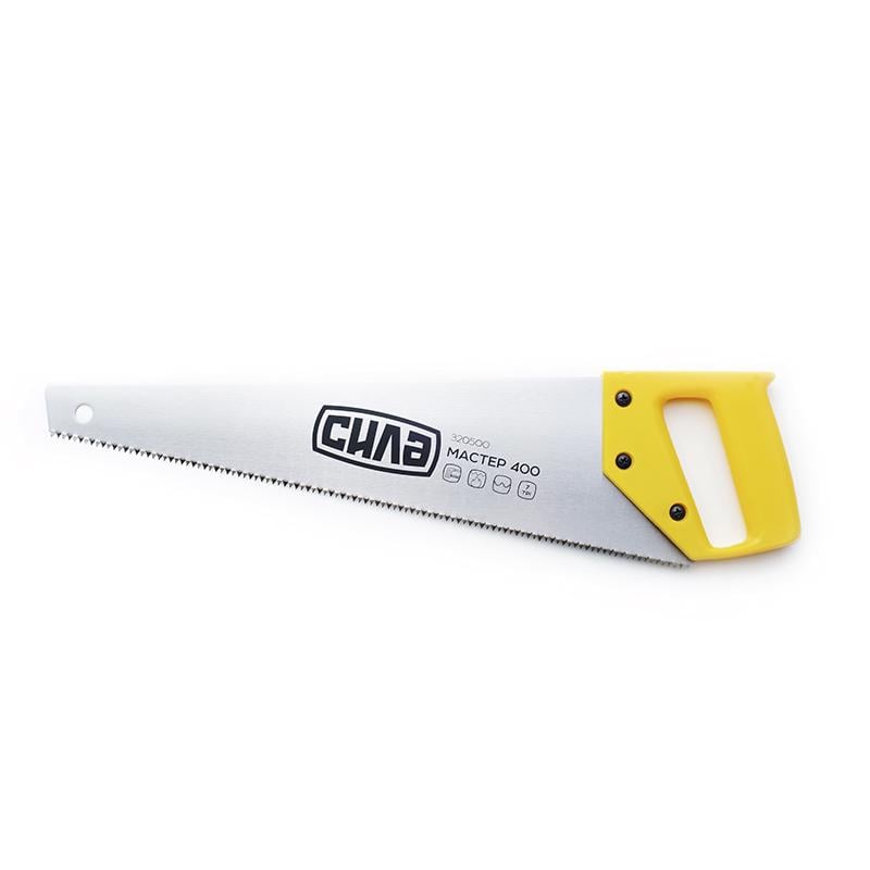 Ножовка по дереву Сила Стандарт с пластиковой рукояткой 500 мм (320502)