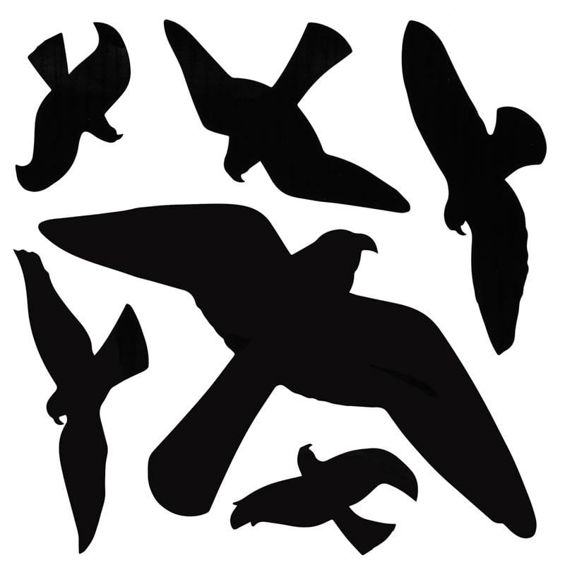 Наклейки для відлякування птахів Bradas великі 6 шт. 10 аркушів (CTRL-BR002) Наклейки для відлякування птахів Bradas великі 6 шт. 10 аркушів (CTRL-BR002)