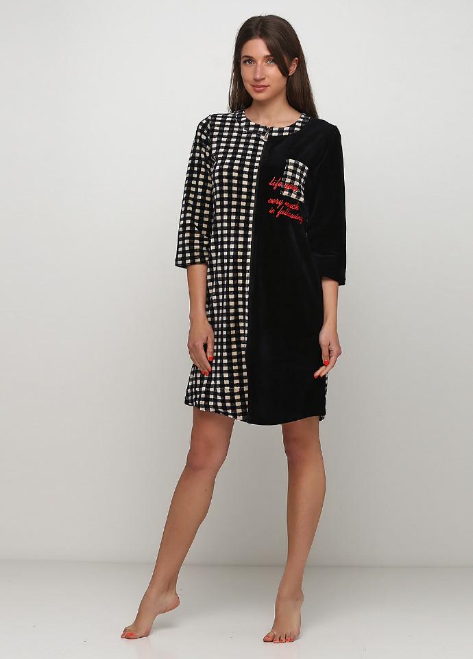 Халат Wild Love M Черный (20768)