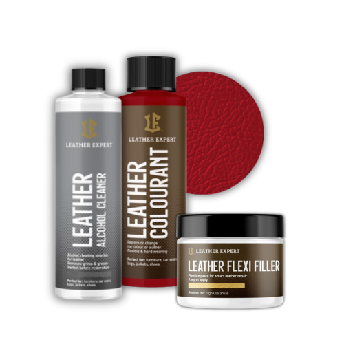 Набор для легкой реставрации кожаного салона Leather Expert 503 Flamenco Red