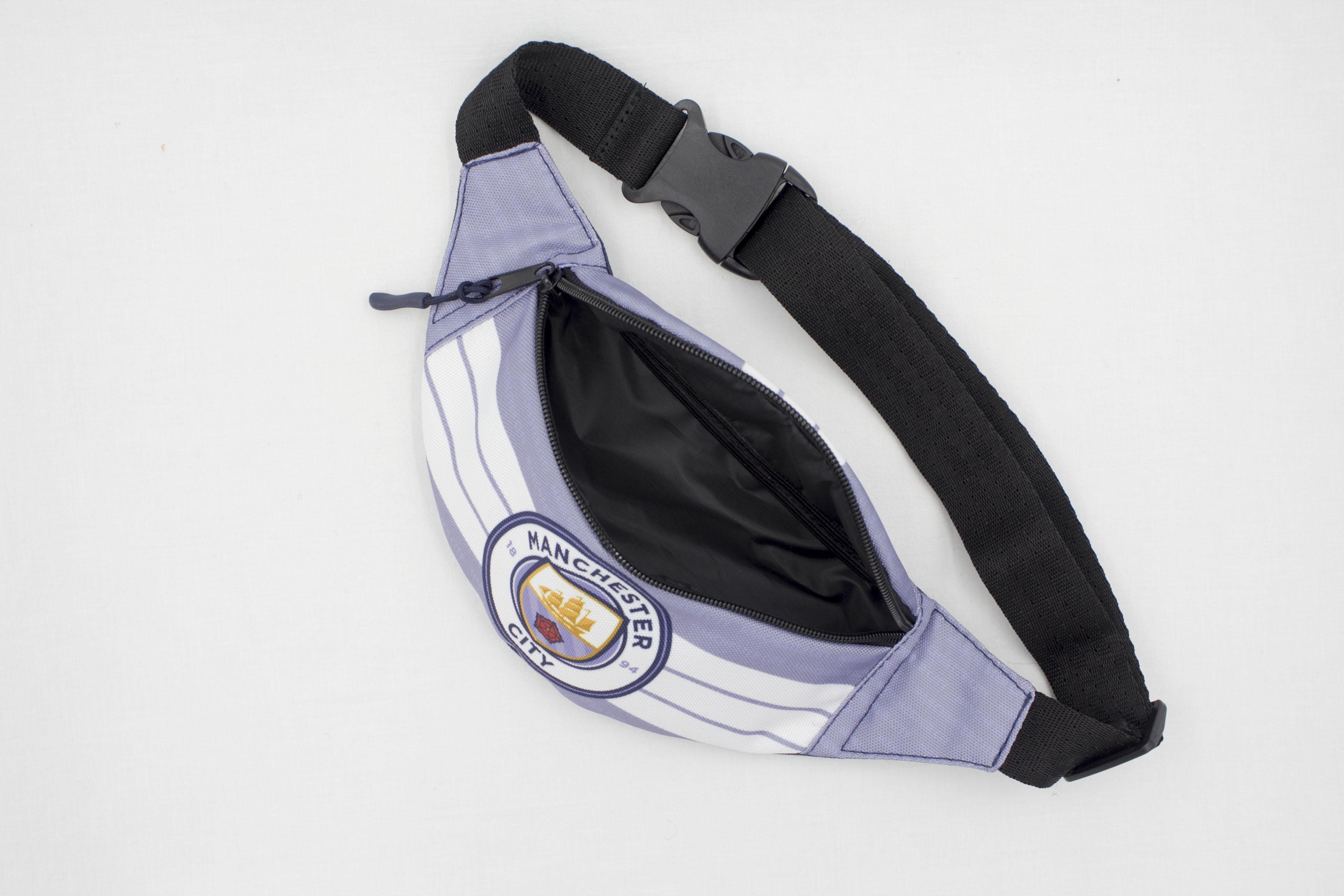 Бананка для хлопчика з регулюючим ремінцем 4-8 років ФК Манчестер Сіті Блакитно-білий (Д-029) - фото 2 Бананка для хлопчика з регулюючим ремінцем 4-8 років ФК Манчестер Сіті Блакитно-білий (Д-029) - фото 2