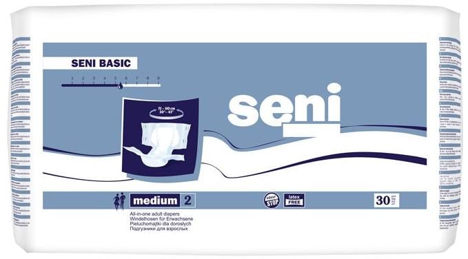 Подгузники для взрослых Seni Basic medium 75-110 см 30 шт.