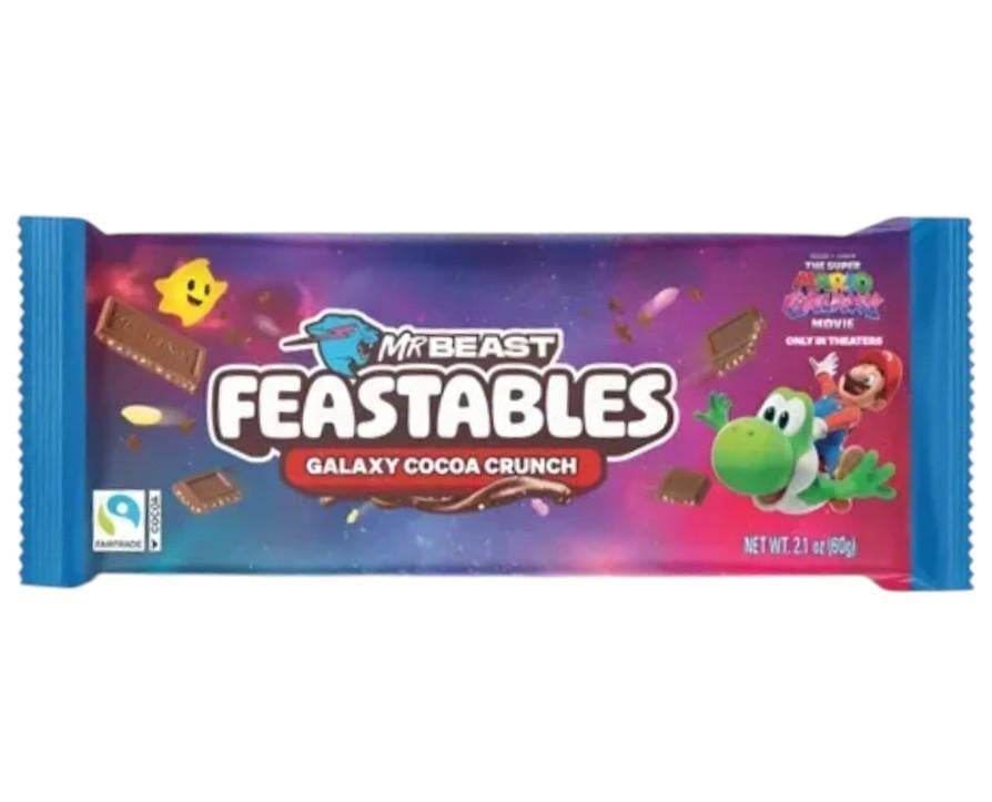Шоколад MrBeast Feastables Super Mario Galaxy Movie Cocoa Crunch 60 г (3056868519)