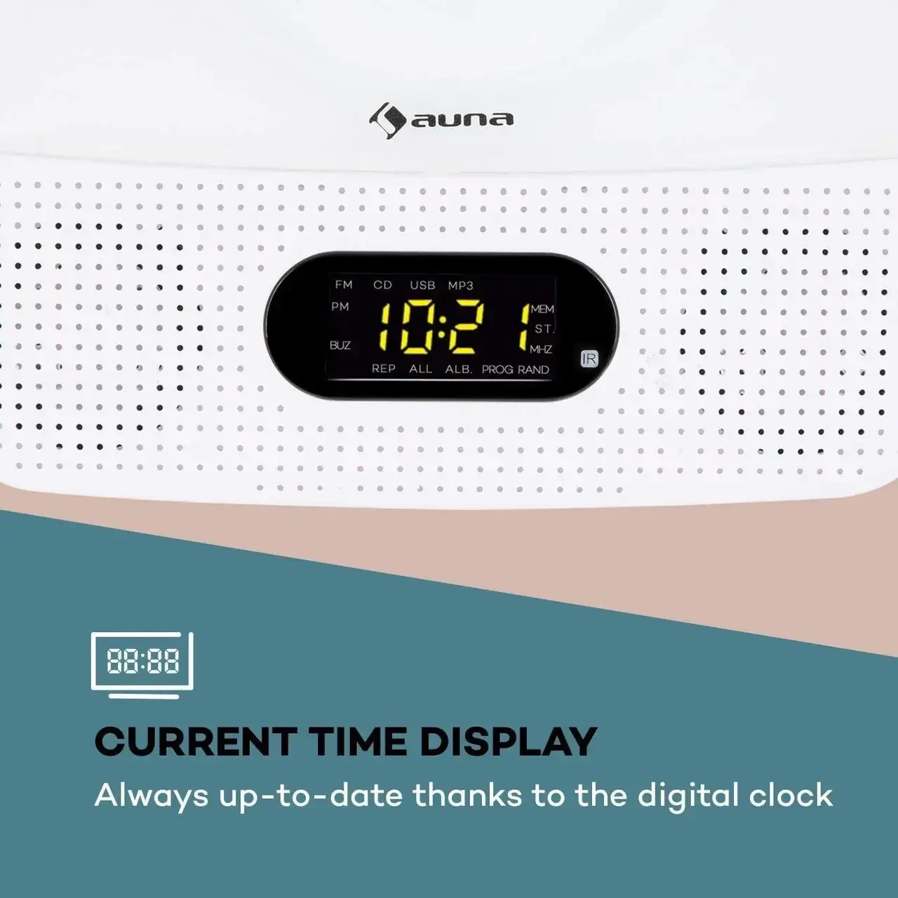 Аудиосистема Auna Vertiplay CD-плеер Bluetooth USB пульт - фото 6 Аудиосистема Auna Vertiplay CD-плеер Bluetooth USB пульт - фото 6