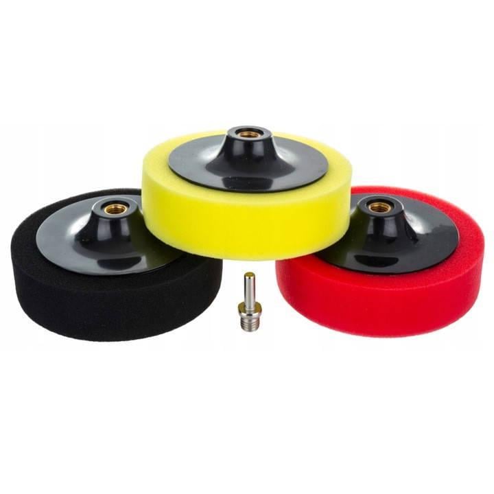 Набор полировальных губок на диске Geko G00883 150 мм М14 3 шт. (DR014389) Набор полировальных губок на диске Geko G00883 150 мм М14 3 шт. (DR014389)