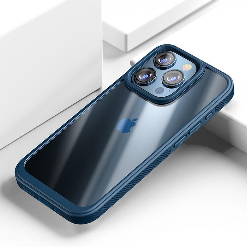 Протиударний чохол TPU+PC Pulse для Apple iPhone 15 Pro Max (6.7") Blue - фото 4