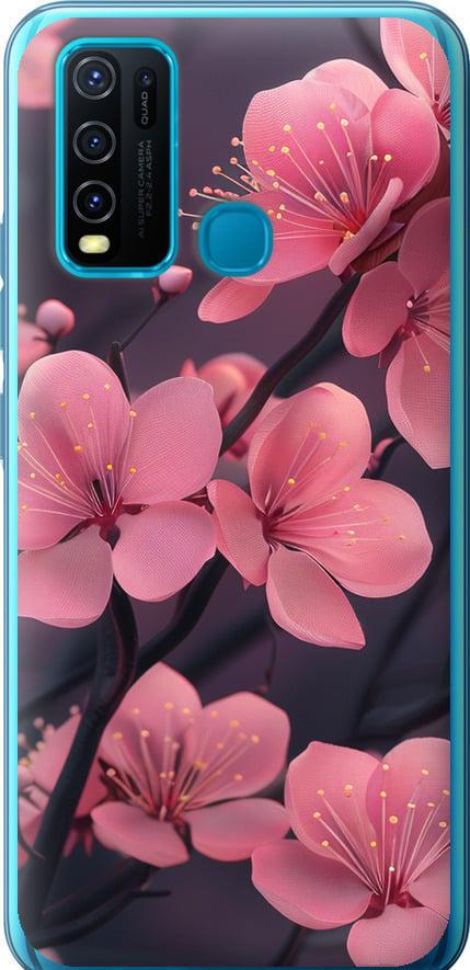 Чехол на Vivo Y30 Пурпурная сакура (6075u-2154-42517)