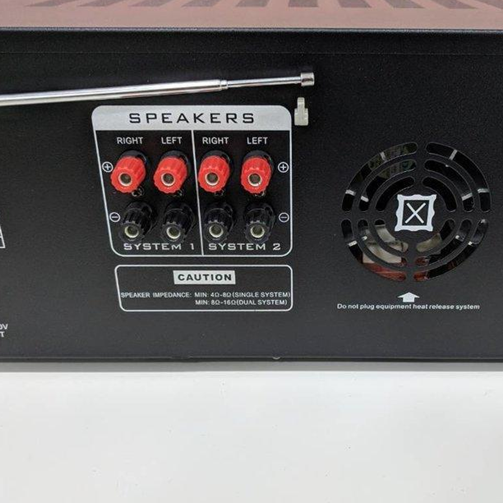 Усилитель звука 745AMP-BT с Bluetooth/USB/SD/FM-тюннер (69994758) - фото 5