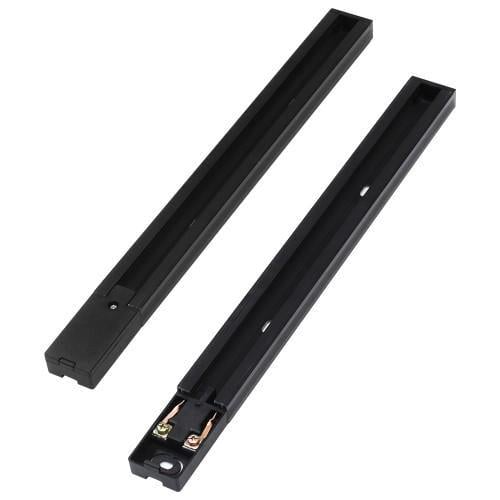 Шинопровід Feron CAB1200-P пластиковий для трекових світильників 1 м Чорний (00000034384)