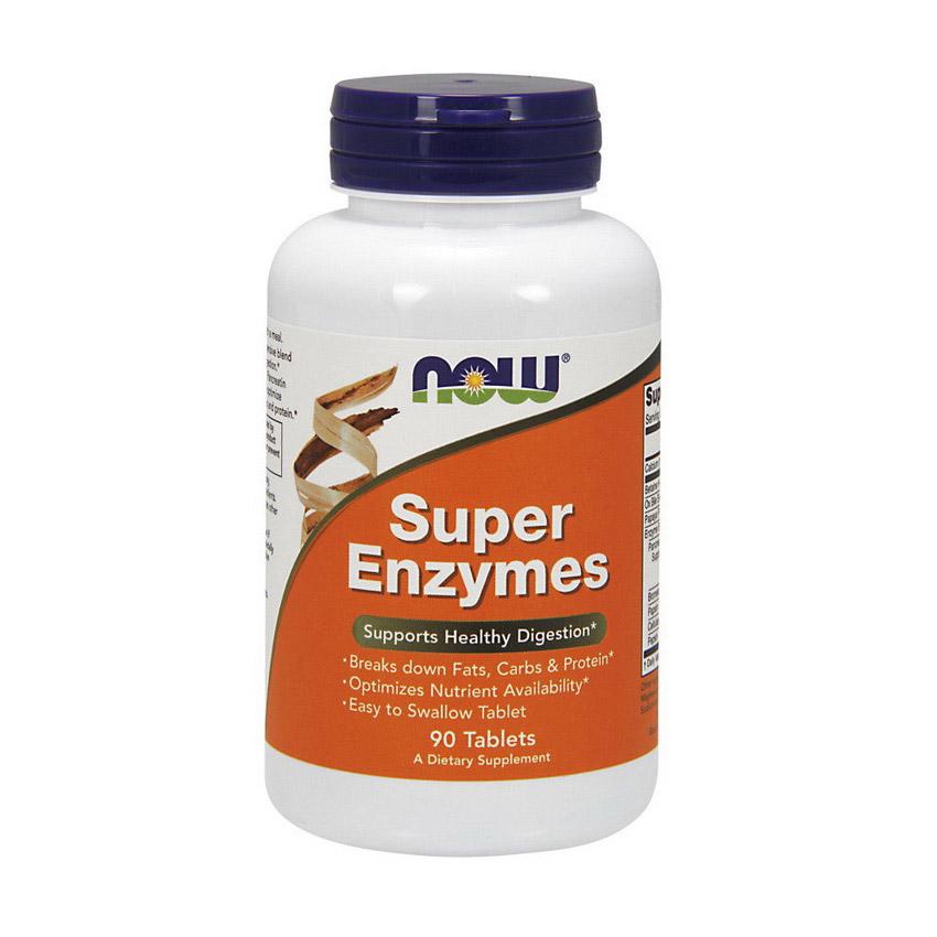 Ферменты пищеварительные Now Super Enzyme 90 tabs