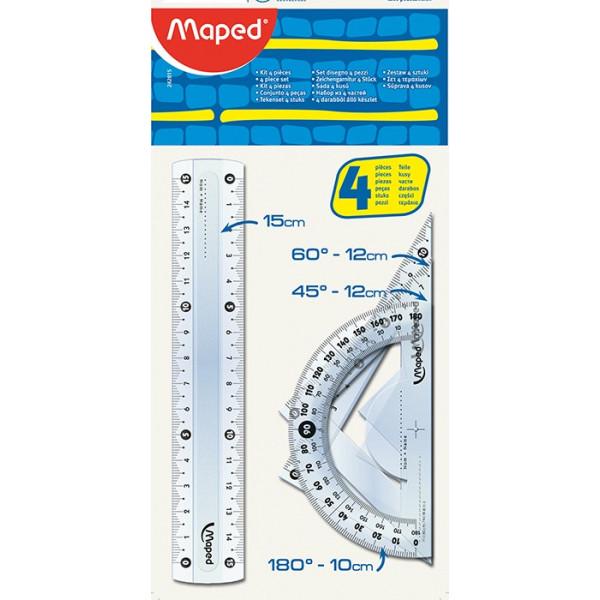 Набор Maped Essentials Mini 15см, 4шт. (MP.242815)