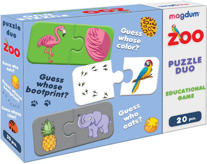 Настільна гра Magdum Парочки Зоопарк Різнокольоровий (SR-113-N-210)