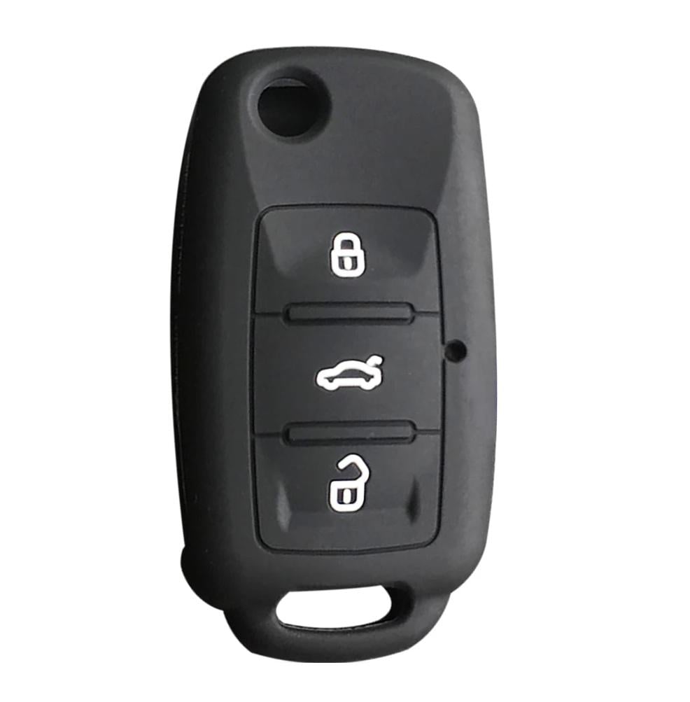 Чехол для автоключа силиконовый Skoda KC01