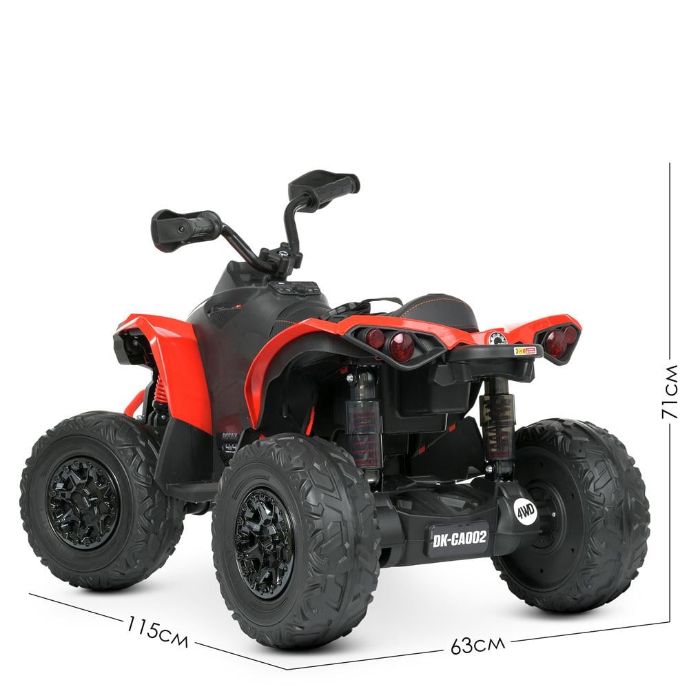 Электроквадроцикл детский Bambi 4WD 140 W M 5001EBLR Красный - фото 7