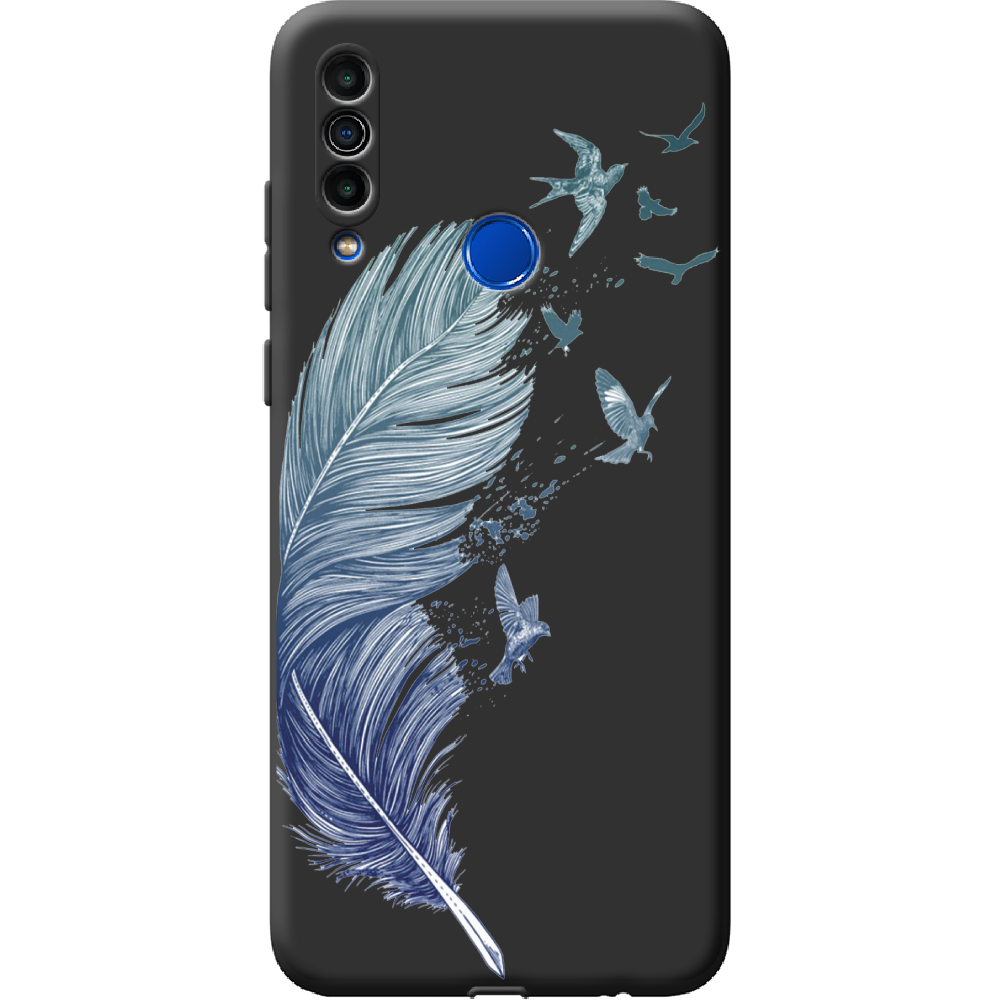Чехол BoxFace Meizu M10 Feather Черный силикон (40851-cc38-40801)