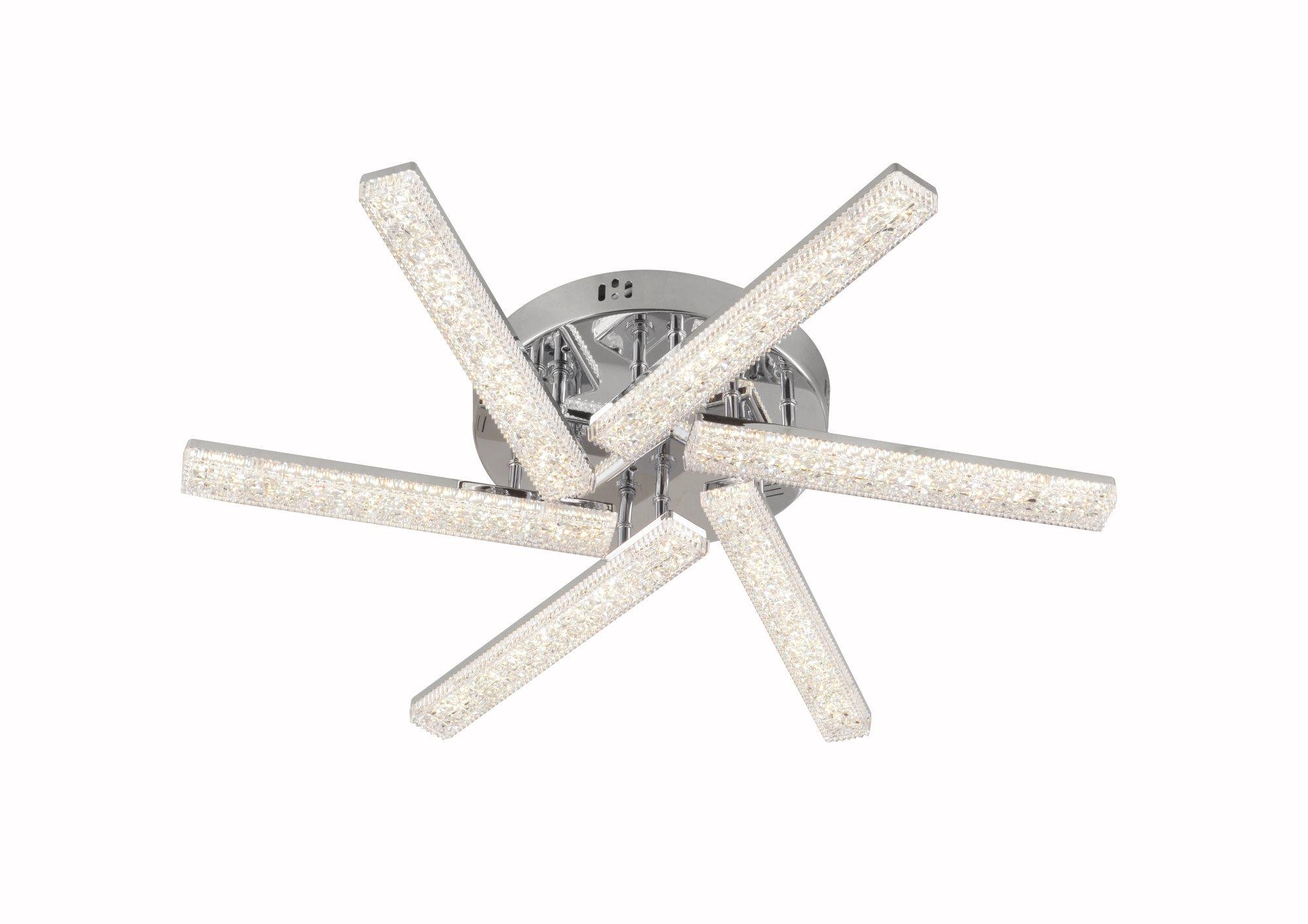 Люстра светодиодная V 3445-6С CR с пультом