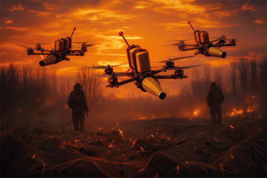 Флаг FPV дроны флагная сетка 105х70 см (16970)