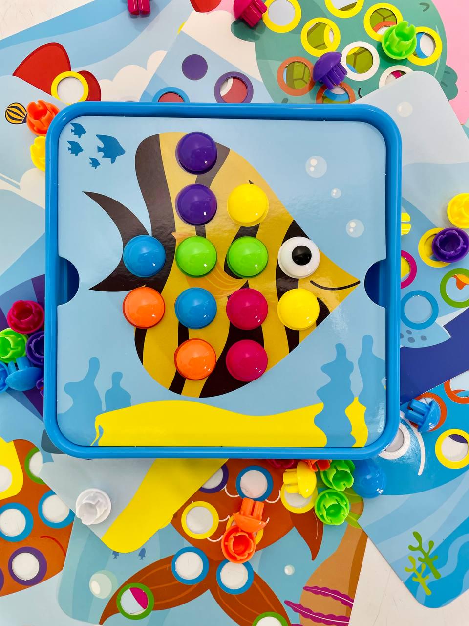 Мозаика познавательная WToys 13731 38 элементов 12 карточек с заданиями в коробке (60/2) - фото 2 Мозаика познавательная WToys 13731 38 элементов 12 карточек с заданиями в коробке (60/2) - фото 2