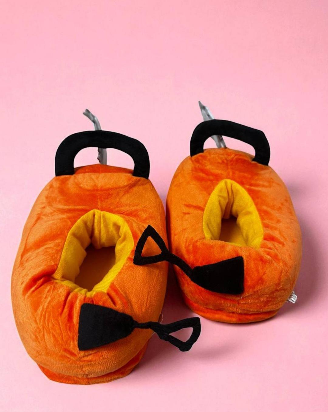 Тапочки домашние плюшевые Почита аниме р. 32-39 Оранжевый - фото 2 Тапочки домашние плюшевые Почита аниме р. 32-39 Оранжевый - фото 2