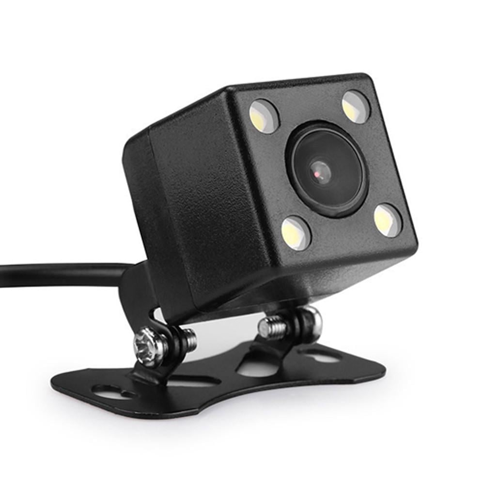 Камера заднего вида для парковки автомобиля с LED подсветкой 480p 0.2Lux A-101 007 Black (784779231)