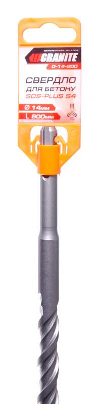 Свердло по бетону SDS-Plus S4 14x800 мм (0-14-800) - фото 2