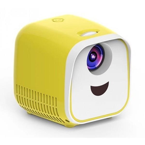 Детский мини проектор L1 Бело-желтый (14245) - фото 2