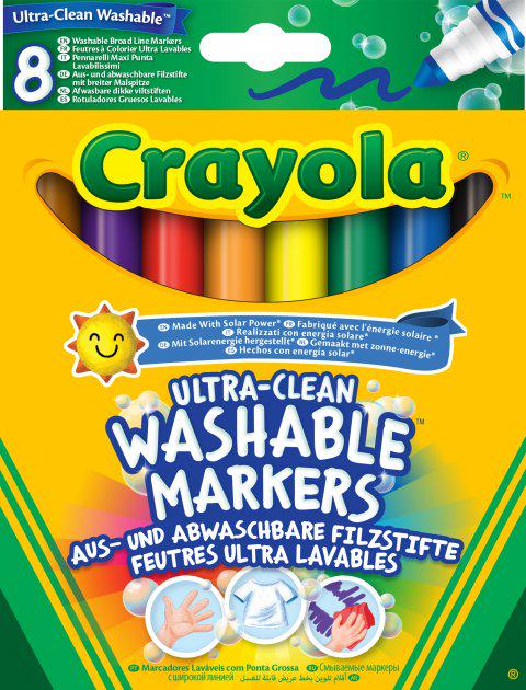 Набір фломастерів Crayola широка лінія 8 шт. Набір фломастерів Crayola широка лінія 8 шт.