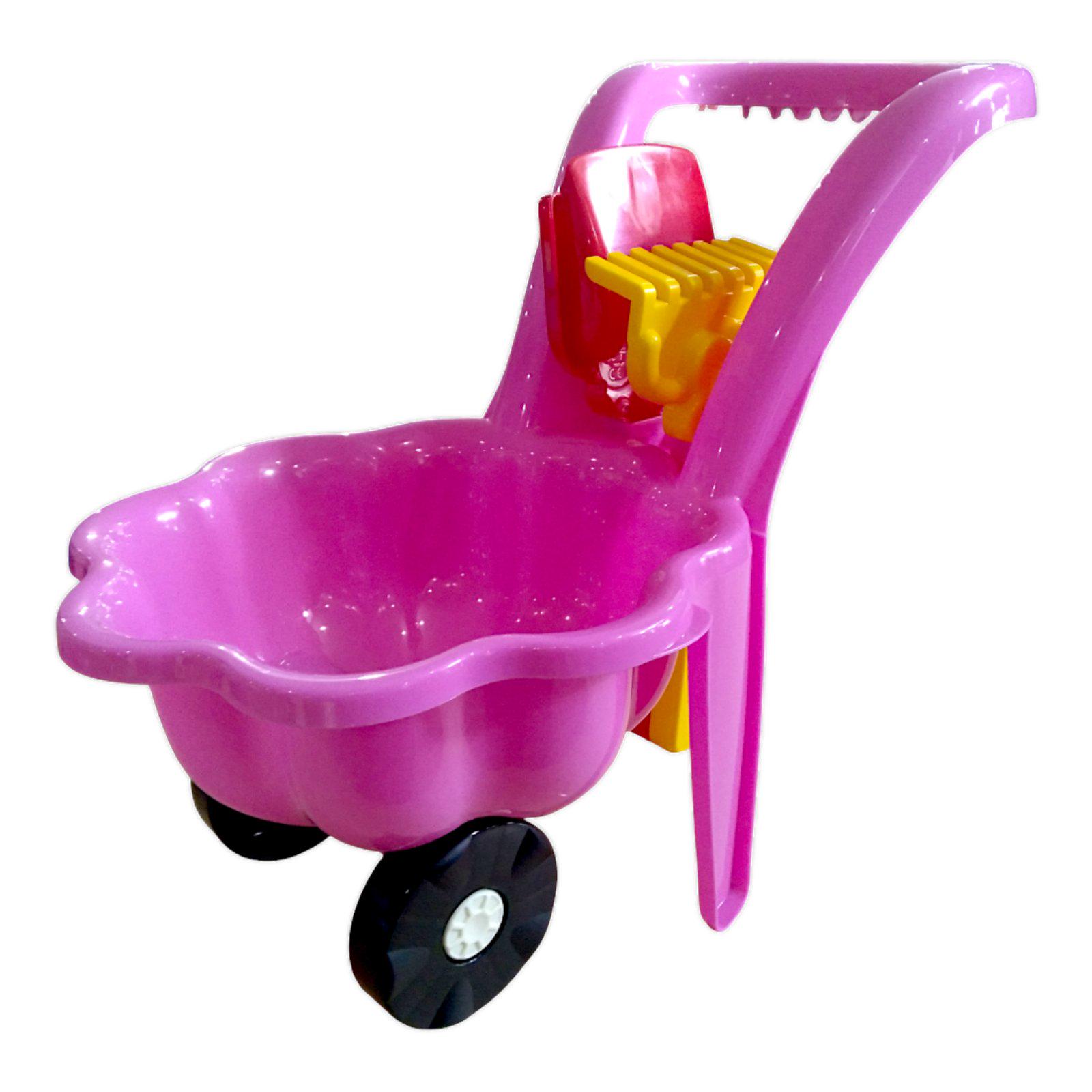 Дитяча тачка "Ромашка" Marmat Рожева - фото 1