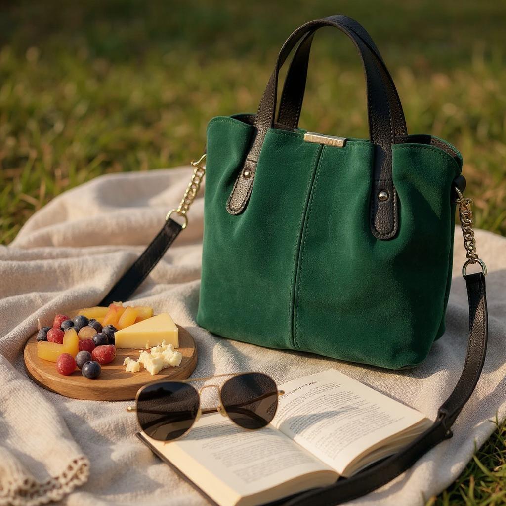 Сумка стильна жіноча містка через плече з плечовим ременем Смарагдовий - фото 2 Сумка стильна жіноча містка через плече з плечовим ременем Смарагдовий - фото 2