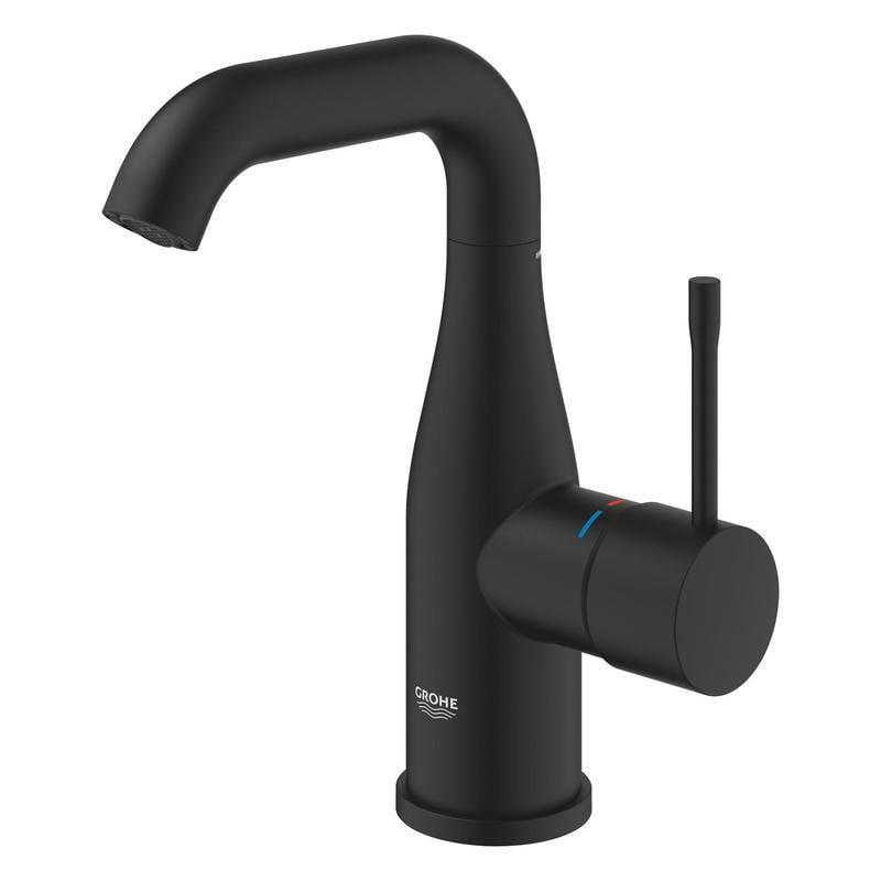 Смеситель Grohe однорычажный для раковины M Essence Черный матовый
