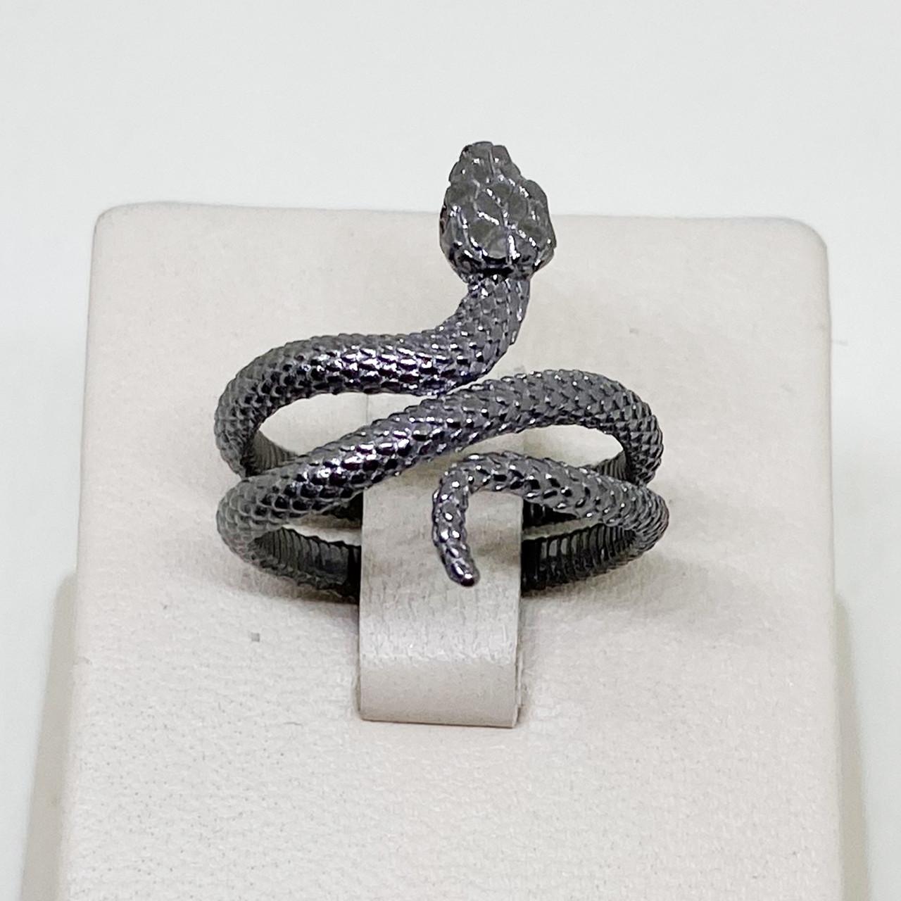 Кольцо серебряное Змея р. 17,5 5,81 г (1809263839)