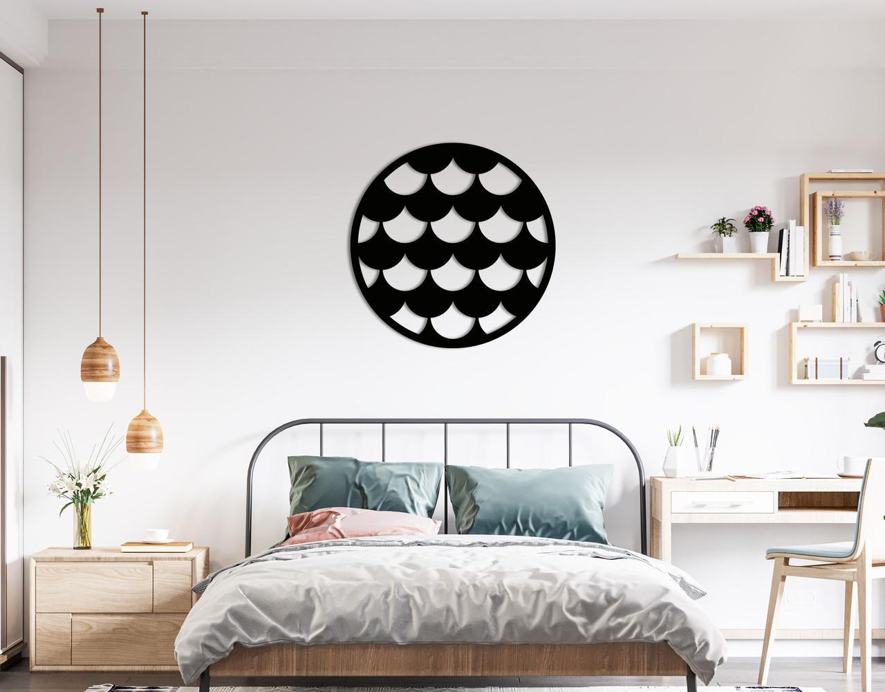 Декоративное панно на стену Upwood Decor Circle-056 20 60х60 см Black (1579725338)