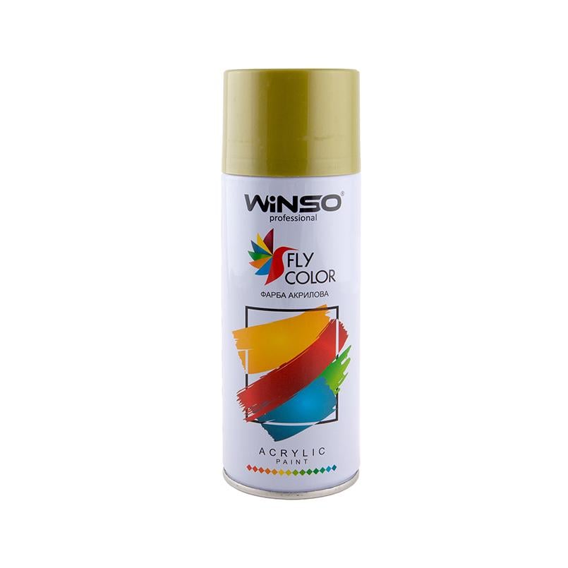 Краска акриловая WINSO Spray 450 мл Золотой (BRIGHT GOLD)