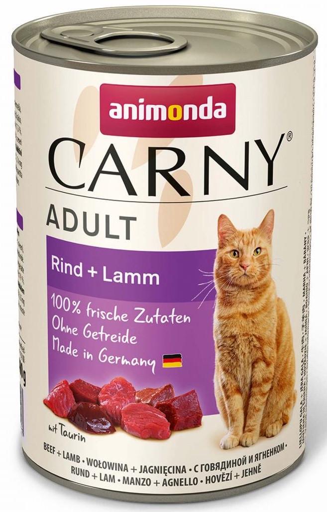 Корм влажный для кошек Animonda Carny Beef/Lamb с говядиной и ягненком 400 г (1830807769) - фото 1 Корм влажный для кошек Animonda Carny Beef/Lamb с говядиной и ягненком 400 г (1830807769) - фото 1