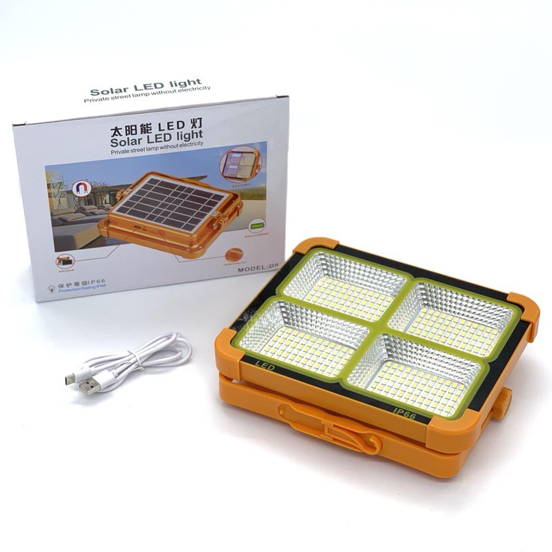 Солнечная панель Solar led light D8 с фонарем 12000 mAH 100 W (347357845) - фото 12