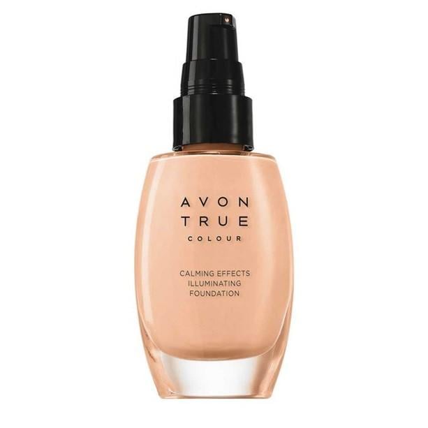 Крем матирующий тональный Avon True Colour Спокойное сияние с успокаивающим эффектом прозрачный светлый 30 мл Ivory (AV13778) - фото 1