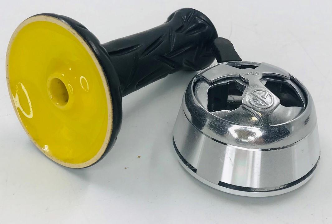 Чаша для кальяну 2x2hookah Medium + калауд Yellow/Black (482001941)