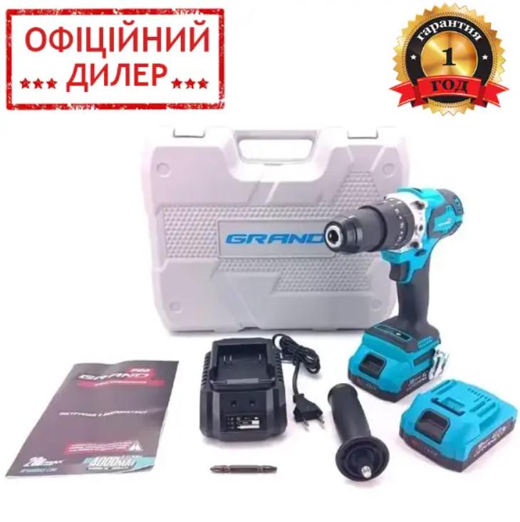 Шуруповерт аккумуляторный Grand ДА-20/13 UBL Brushless 4000 мAh - фото 3