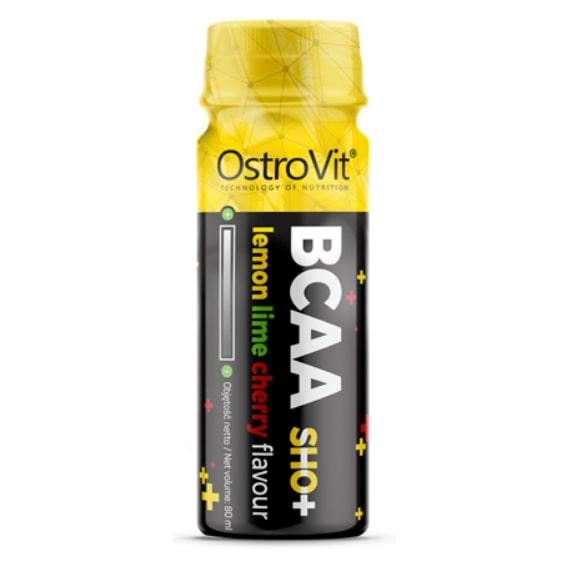 Аминокислота BCAA для спорта OstroVit BCAA Shot 80 мл 1 порция Lemon/Lime/Cherry